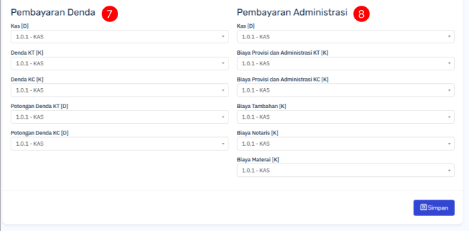 Halaman Setup Akuntansi 3